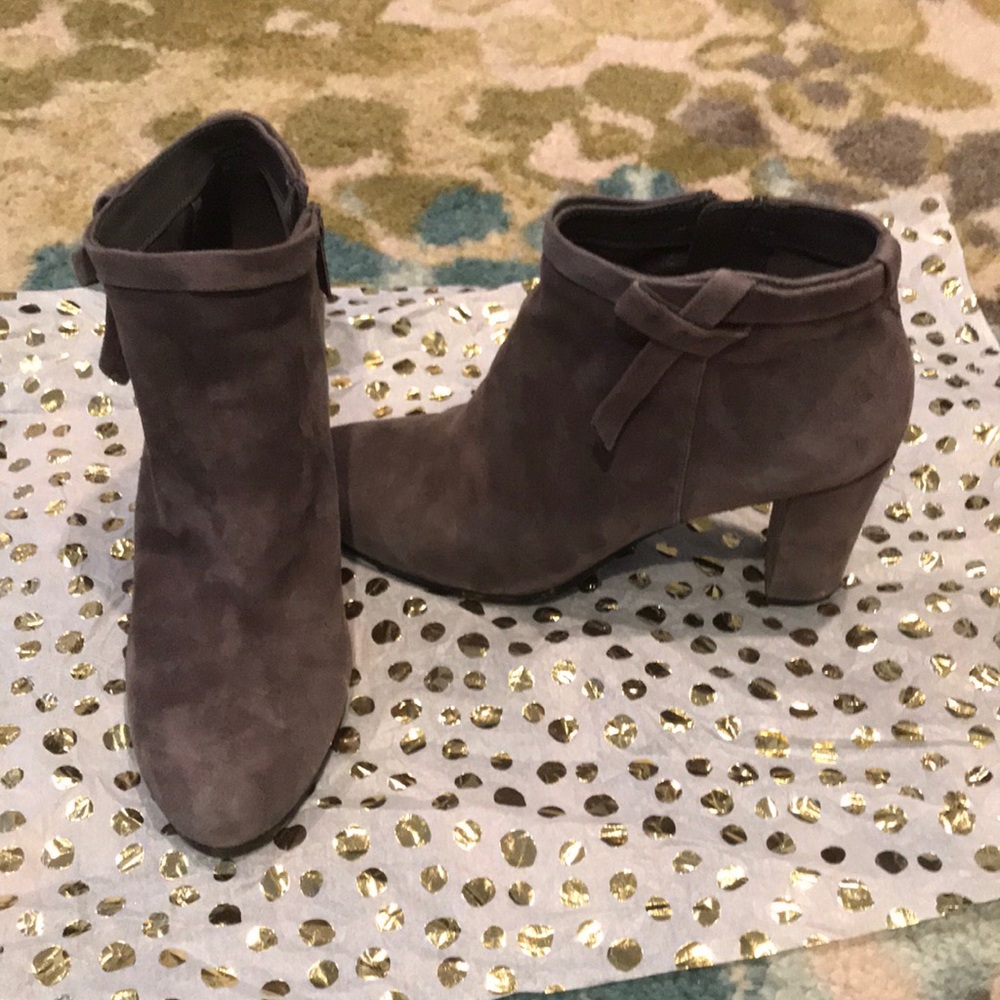 Grey booties